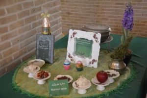 سفره هفت‌سین زرتشتی در موزه مارکار یزد
